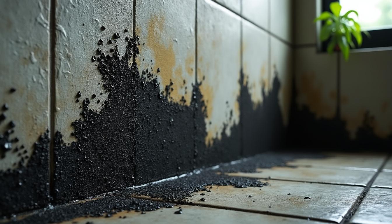 Vers noirs d'humidité détection et élimination efficace — free download