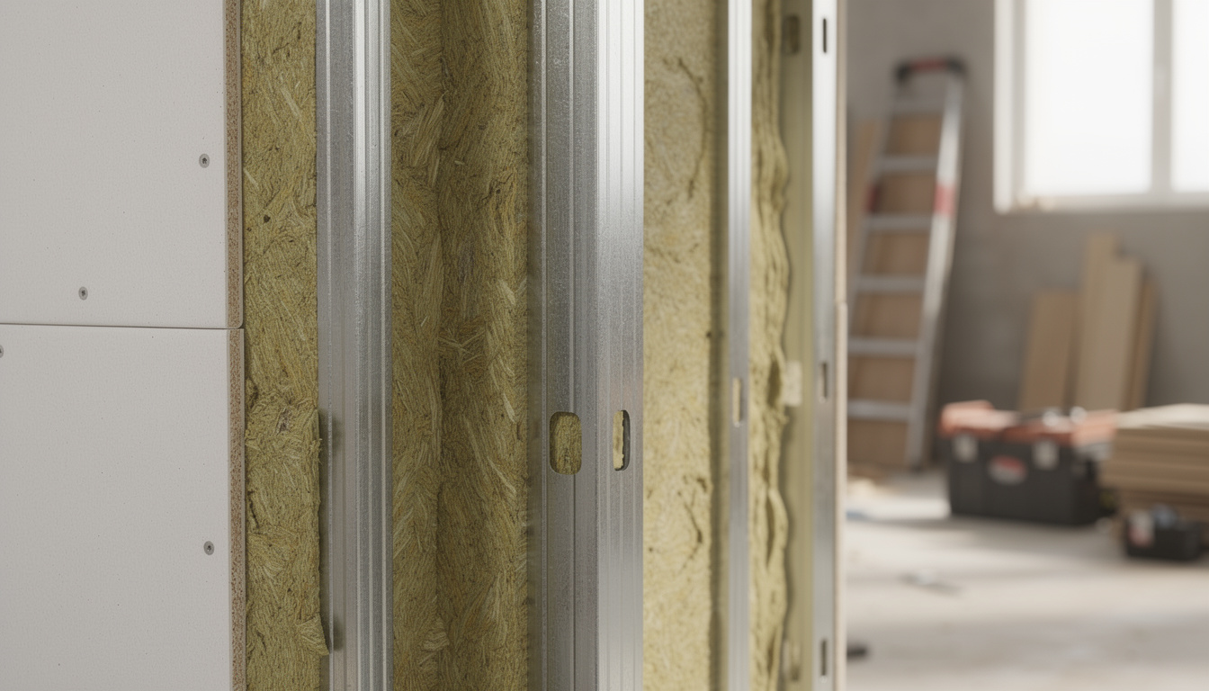 découvrez comment choisir le rail montant idéal pour votre cloison phonique afin d'assurer une isolation acoustique optimale et un confort sonore maximal.