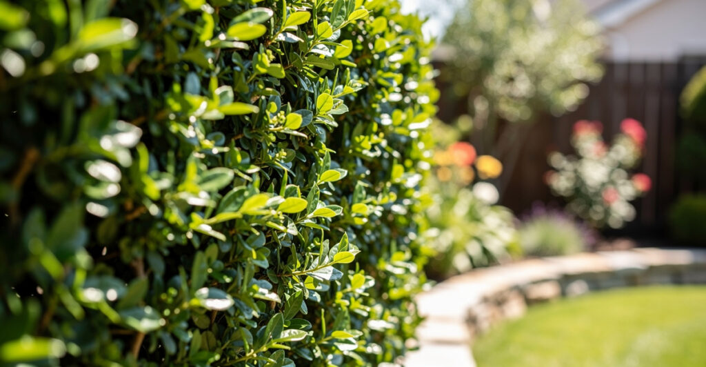 isolation jardin haie vegetale