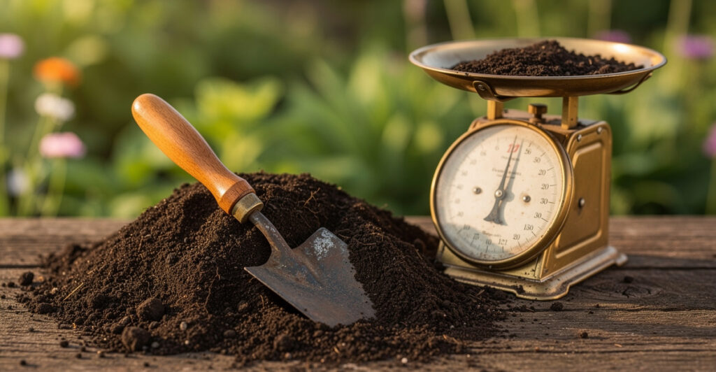 1 l de terreau en kg