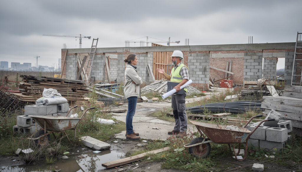 découvrez comment réagir efficacement face à un chantier de construction de maison abandonné par le constructeur et les solutions pour protéger vos droits.