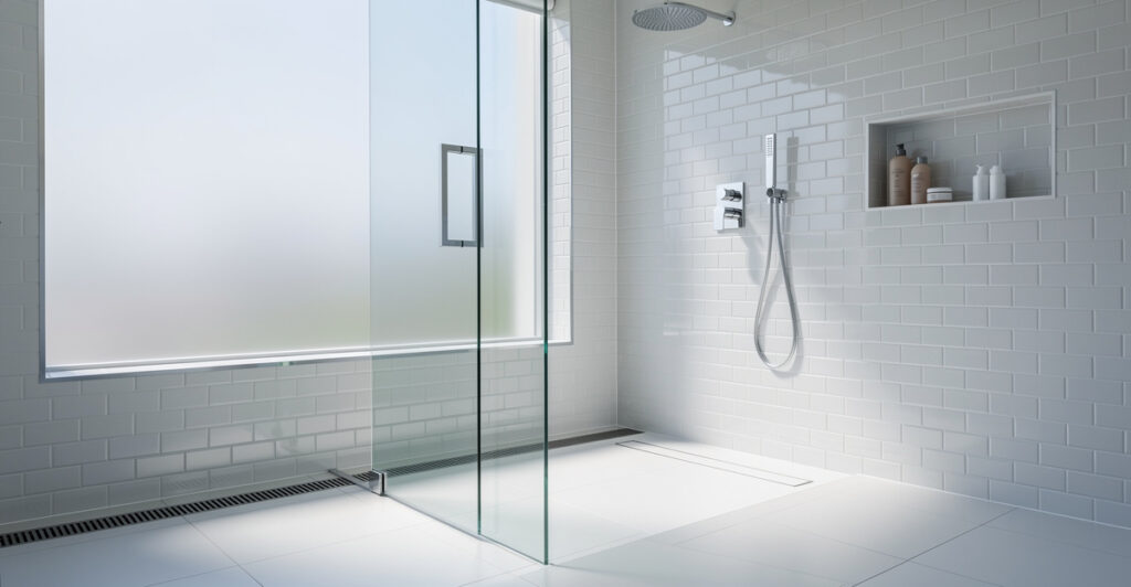 fenetre dans la douche