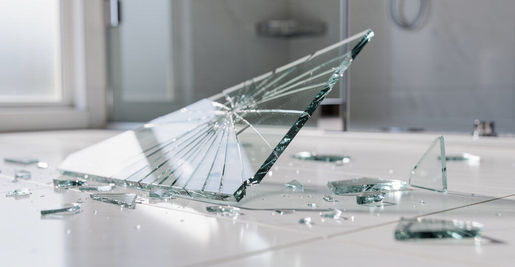 paroi douche qui explose assurance