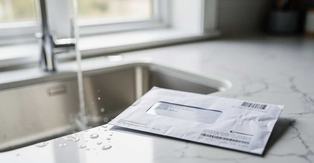 proprietaire ne donne pas facture deau