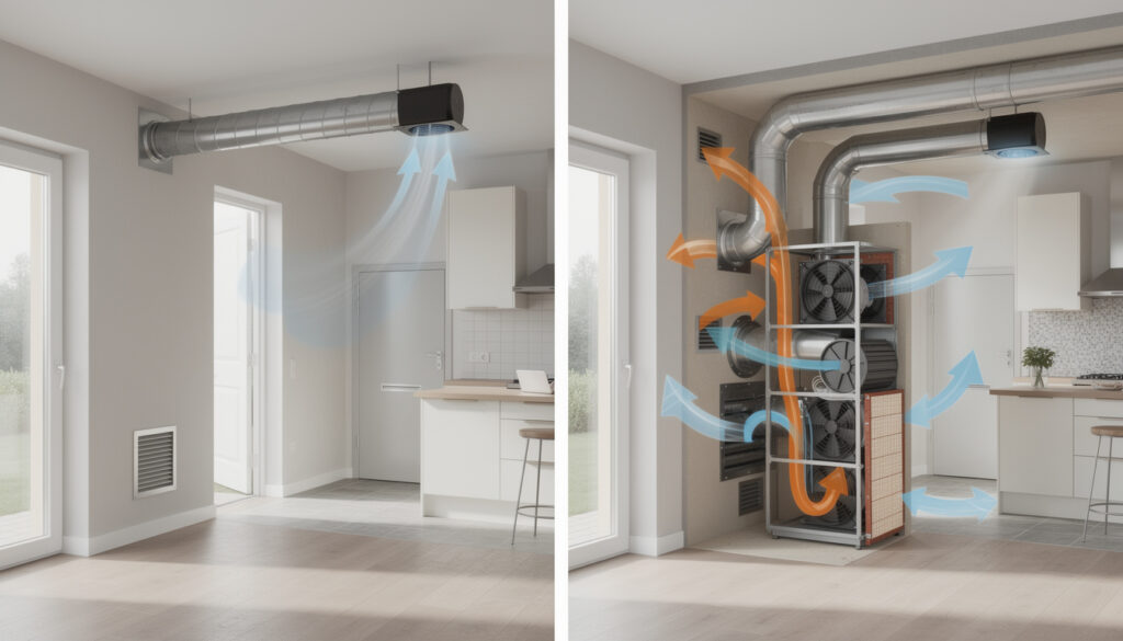 découvrez les différences clés entre les vmc simple et double flux pour mieux choisir votre système de ventilation adapté à vos besoins.