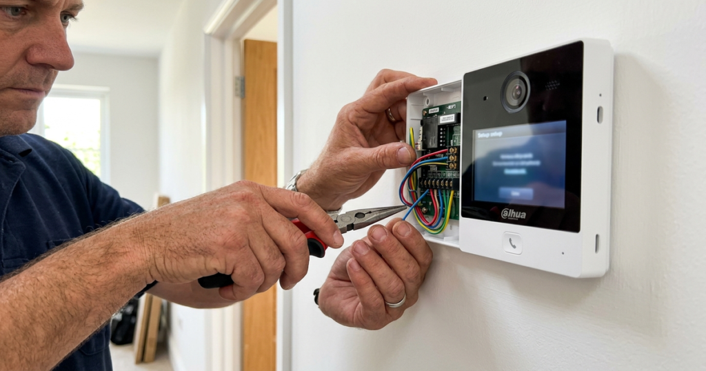 cablage visiophone guide installation