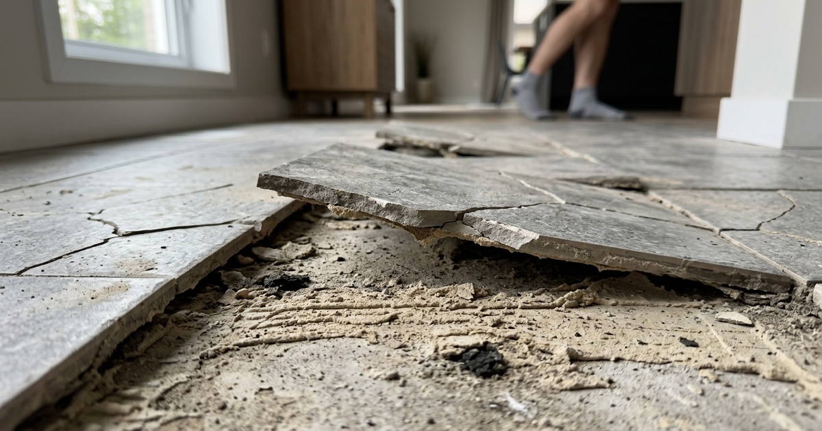 carrelage qui se decolle