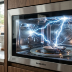 micro ondes qui fait des etincelles