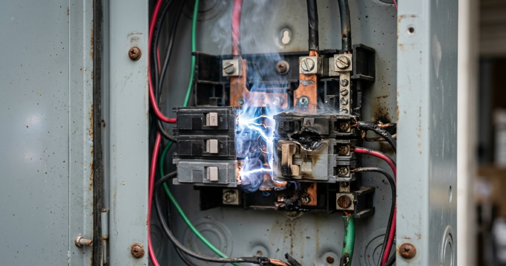tableau electrique qui claque