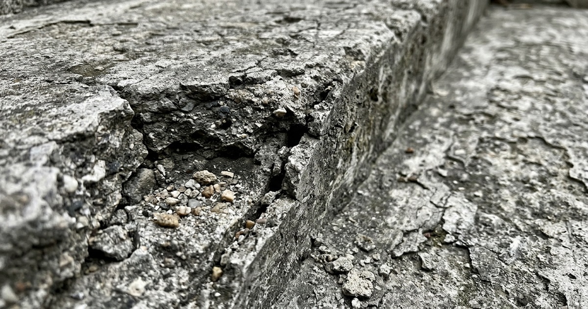 beton qui seffrite