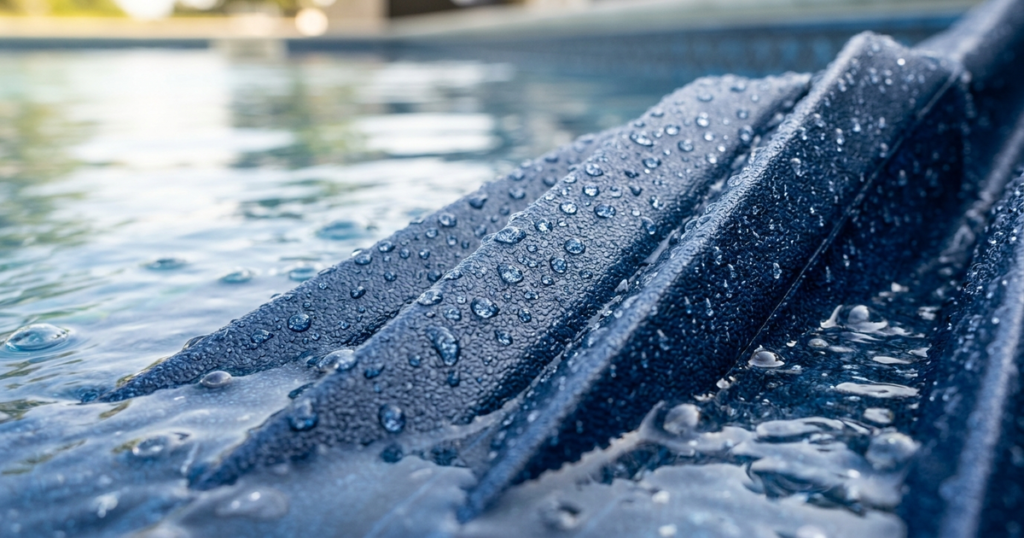 liner piscine plisse