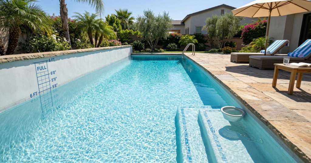piscine perd eau evaporation ou fuite