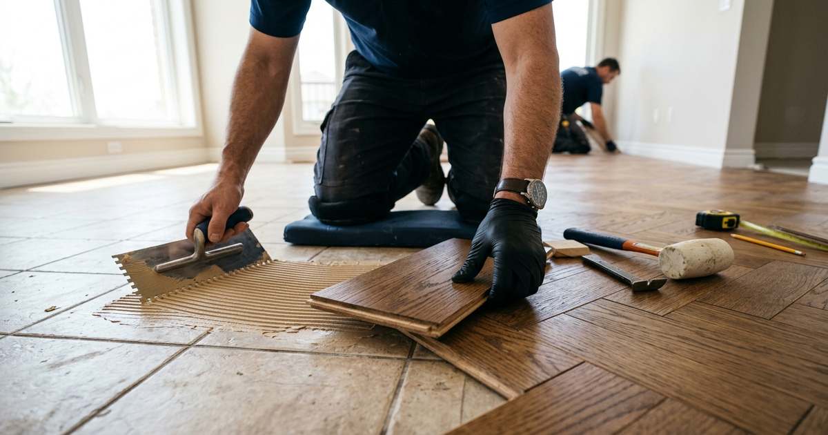 poser parquet sur carrelage