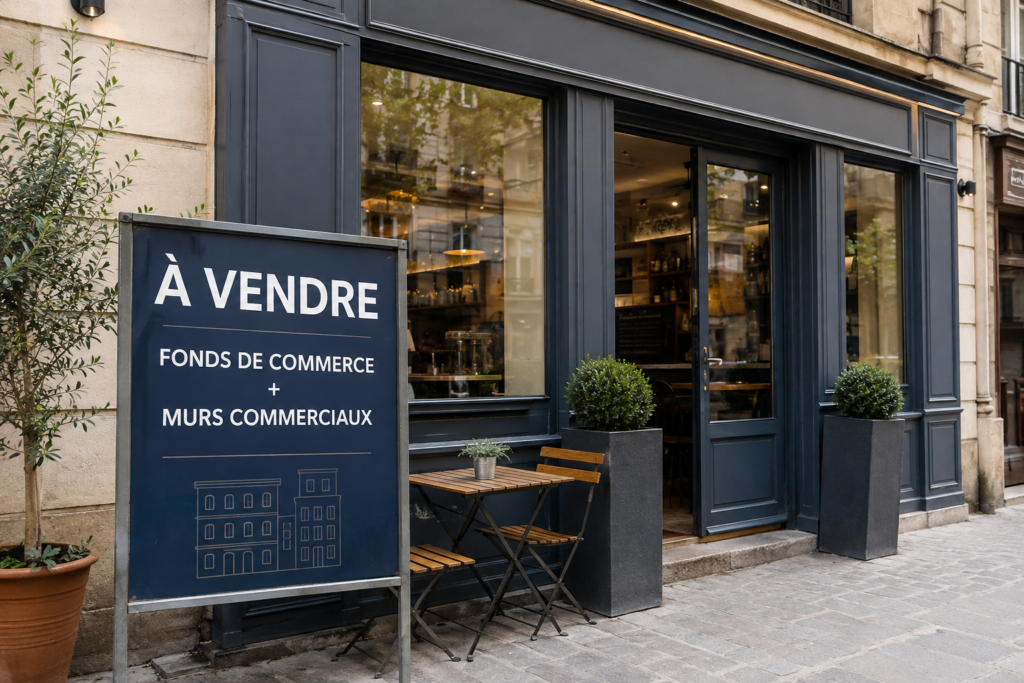 vente de commerce