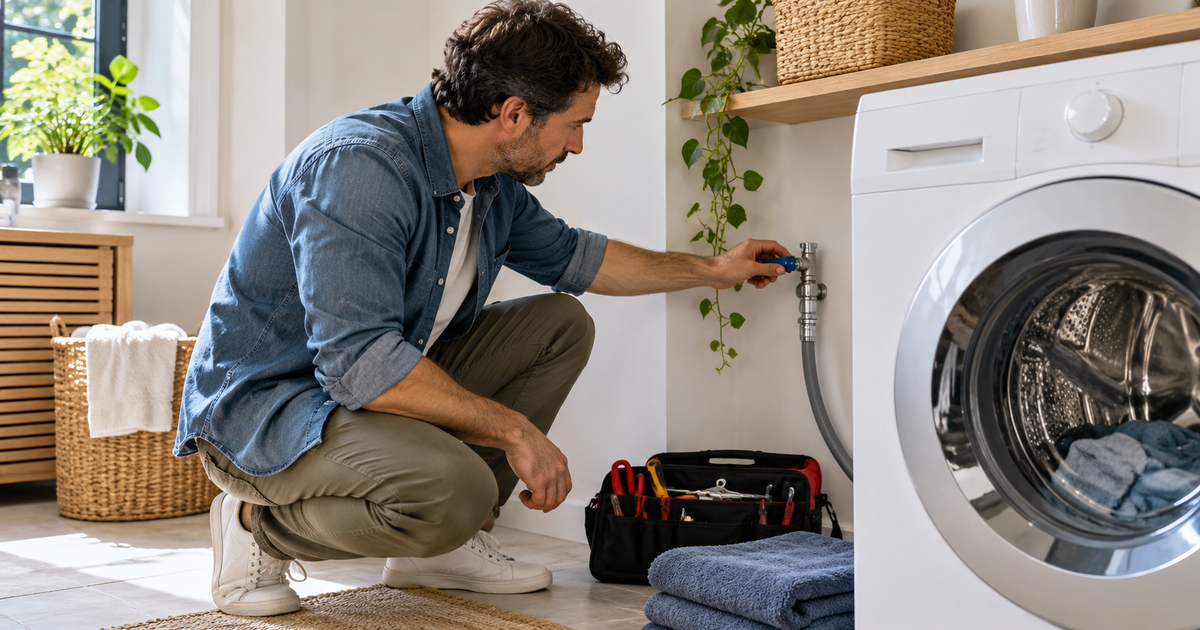 Lave-linge qui prend de l’eau en continu : que faire ?